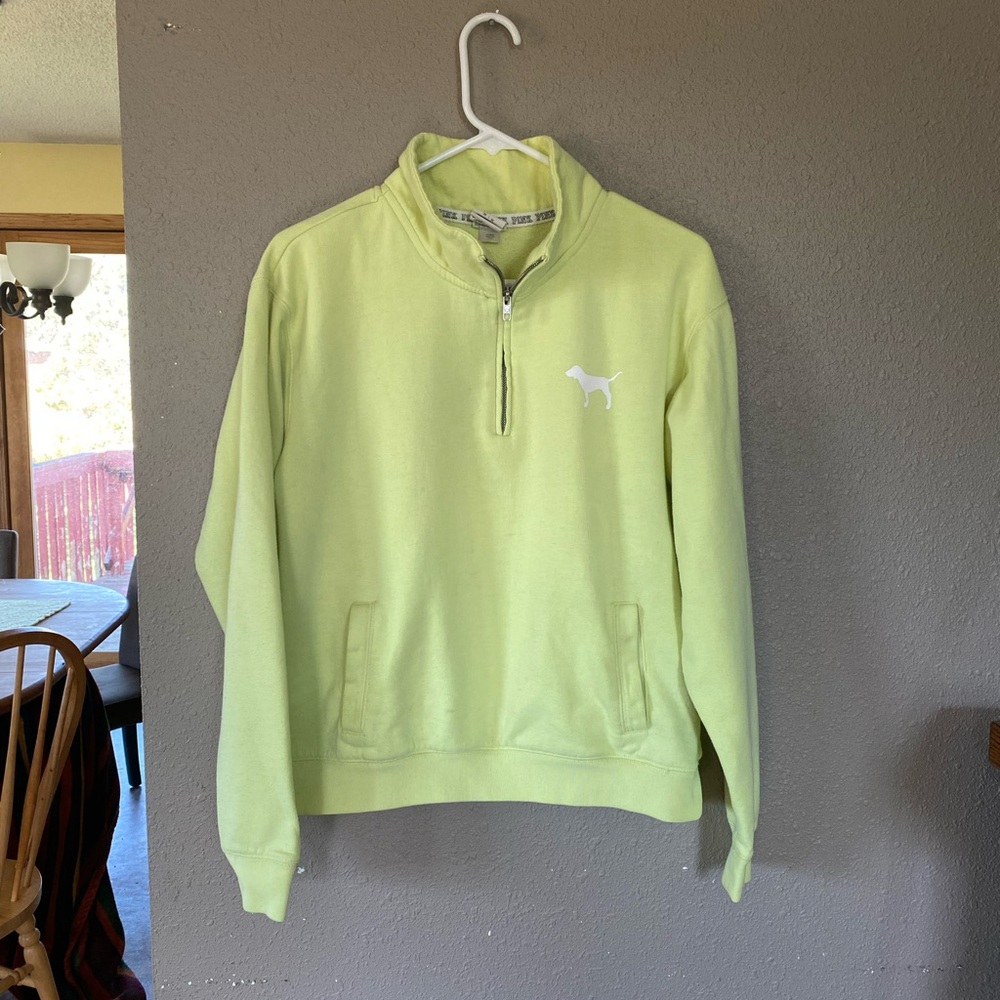 Vintage VS PINK 1/4 zip sweatshirt